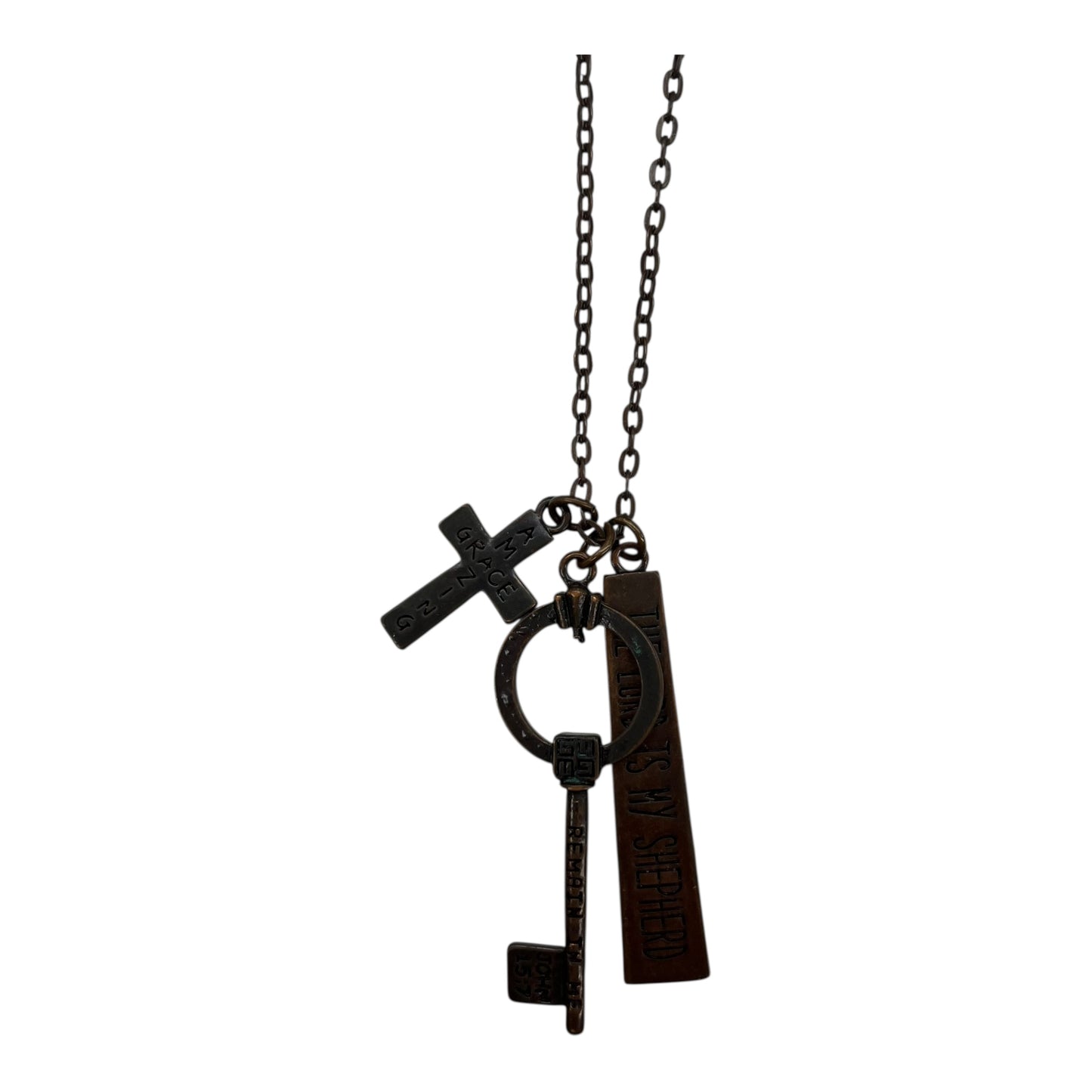 Necklace Pendant By Clothes Mentor In Bronze