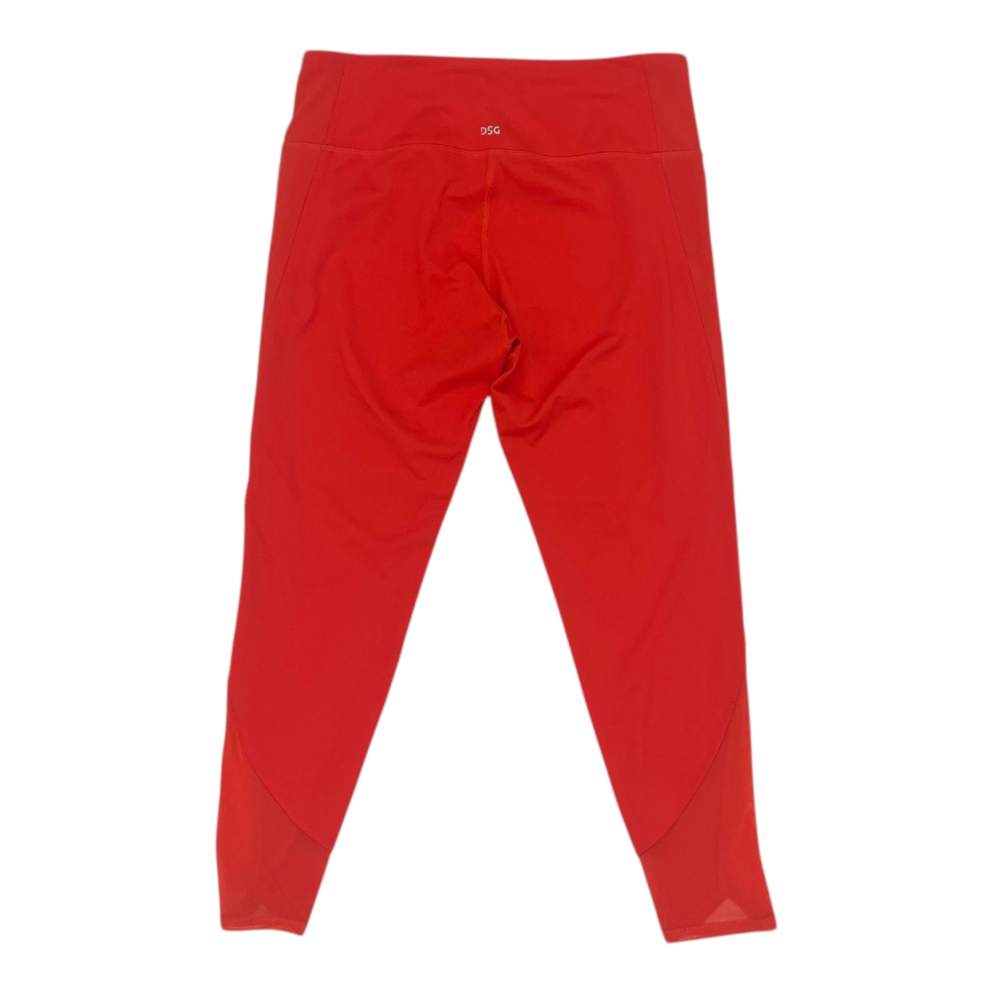 Athletic Leggings Capris By Dsg Outerwear In Orange, Size:L