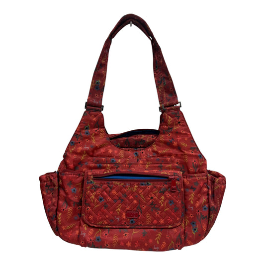 Handbag By Lugg In Orange, Size:Medium