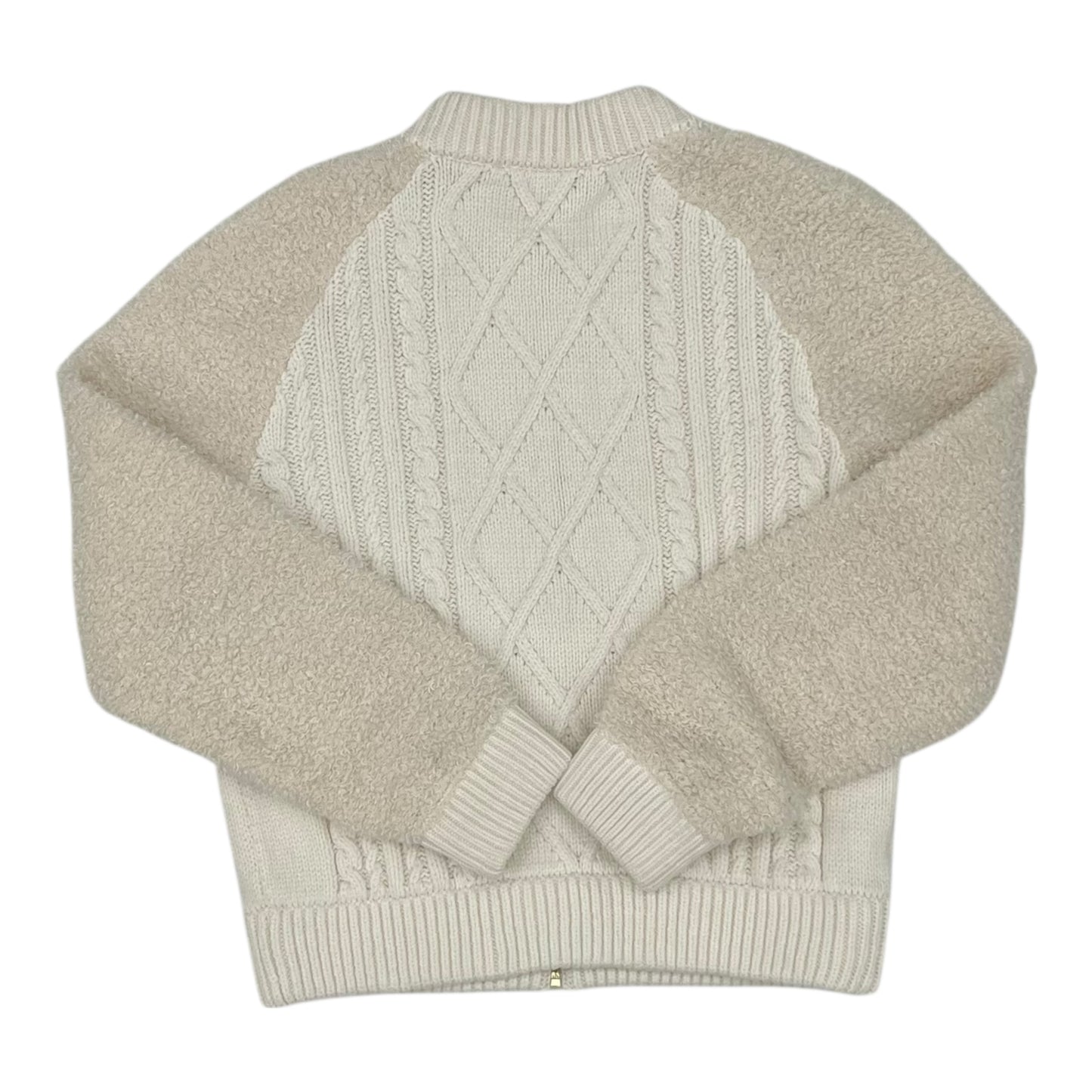 Sweater Cardigan By Loft In Cream, Size:L