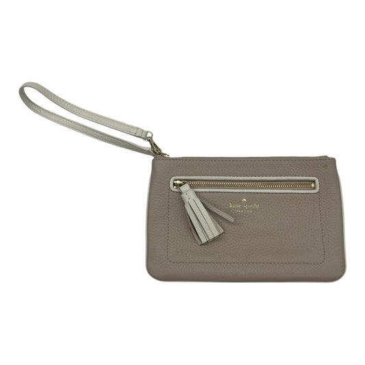 Wristlet Designer By Kate Spade In Cream, Size:Medium