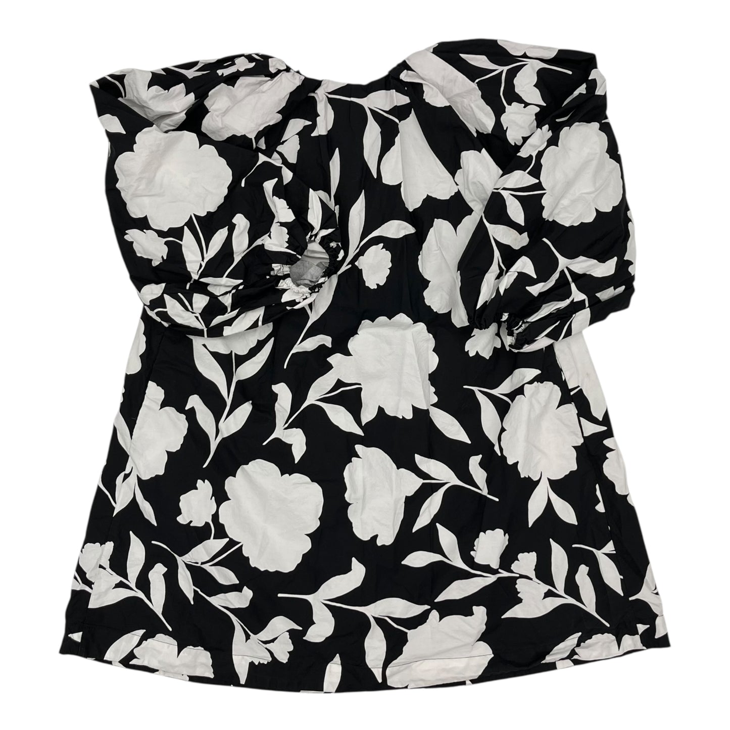 Dress Designer By Kate Spade In Black & White, Size:L