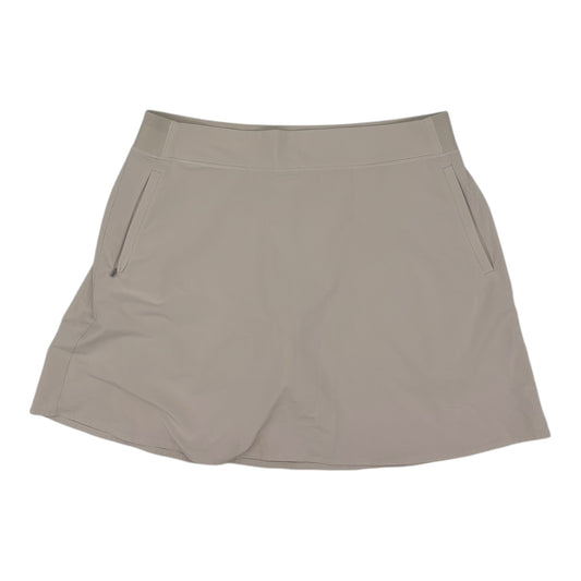 Athletic Skort By Athleta In Tan, Size:L