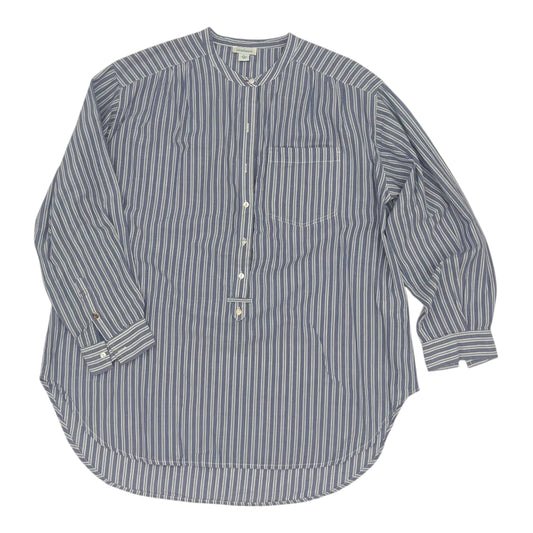Top Ls By Sundance In Blue & Cream, Size:L