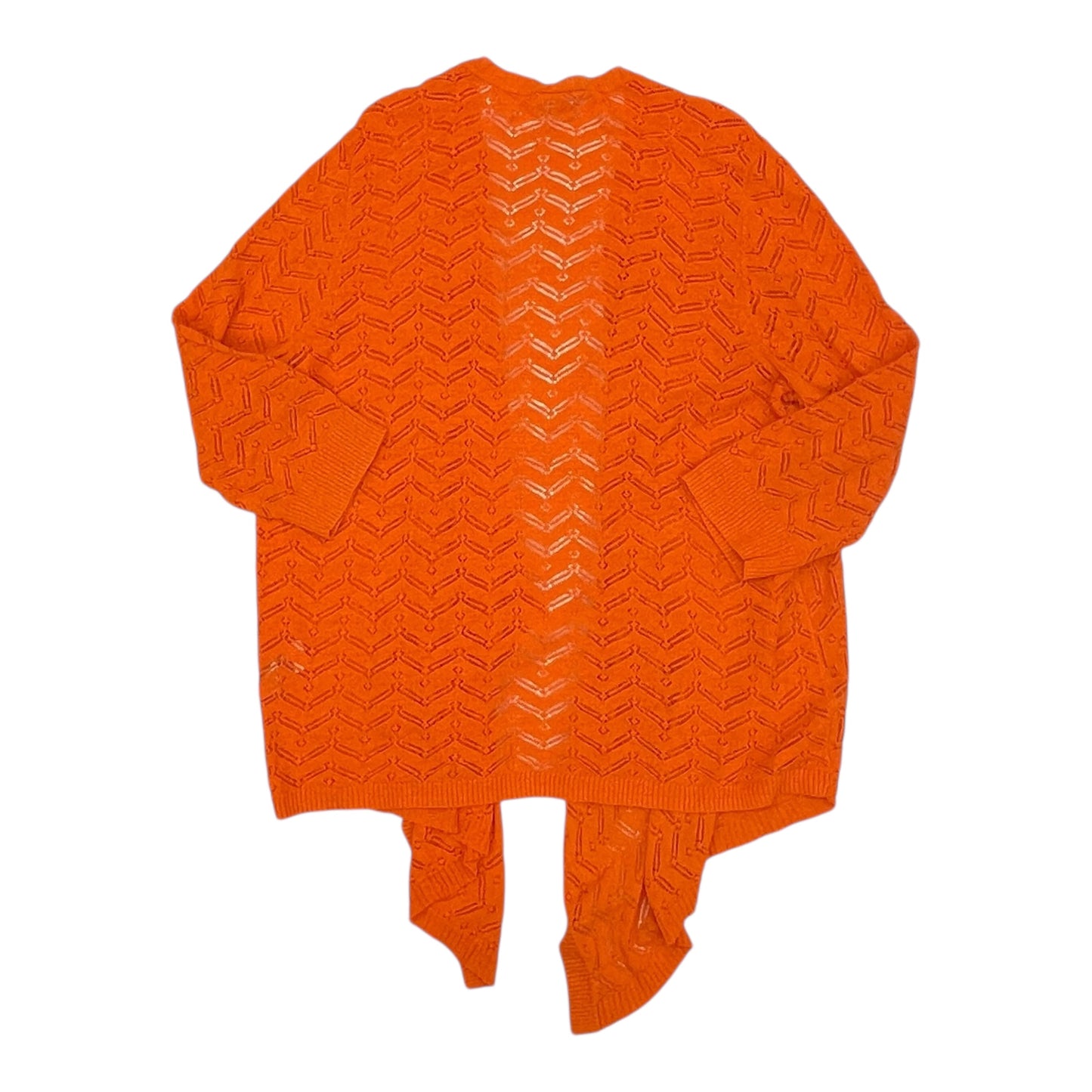 Cardigan By Chicos In Orange, Size:Xxl