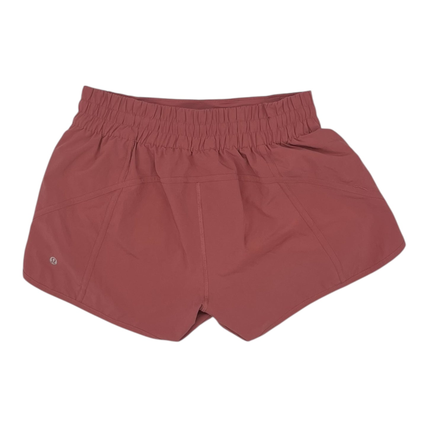 Athletic Shorts By Lululemon In Pink, Size:M