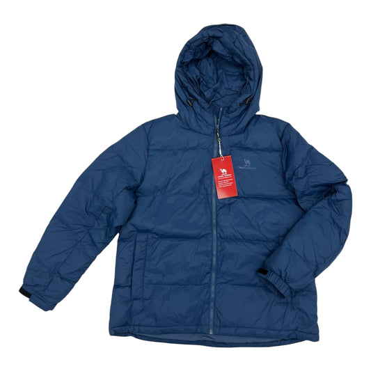 Coat Puffer & Quilted By Clothes Mentor In Blue, Size:Xl