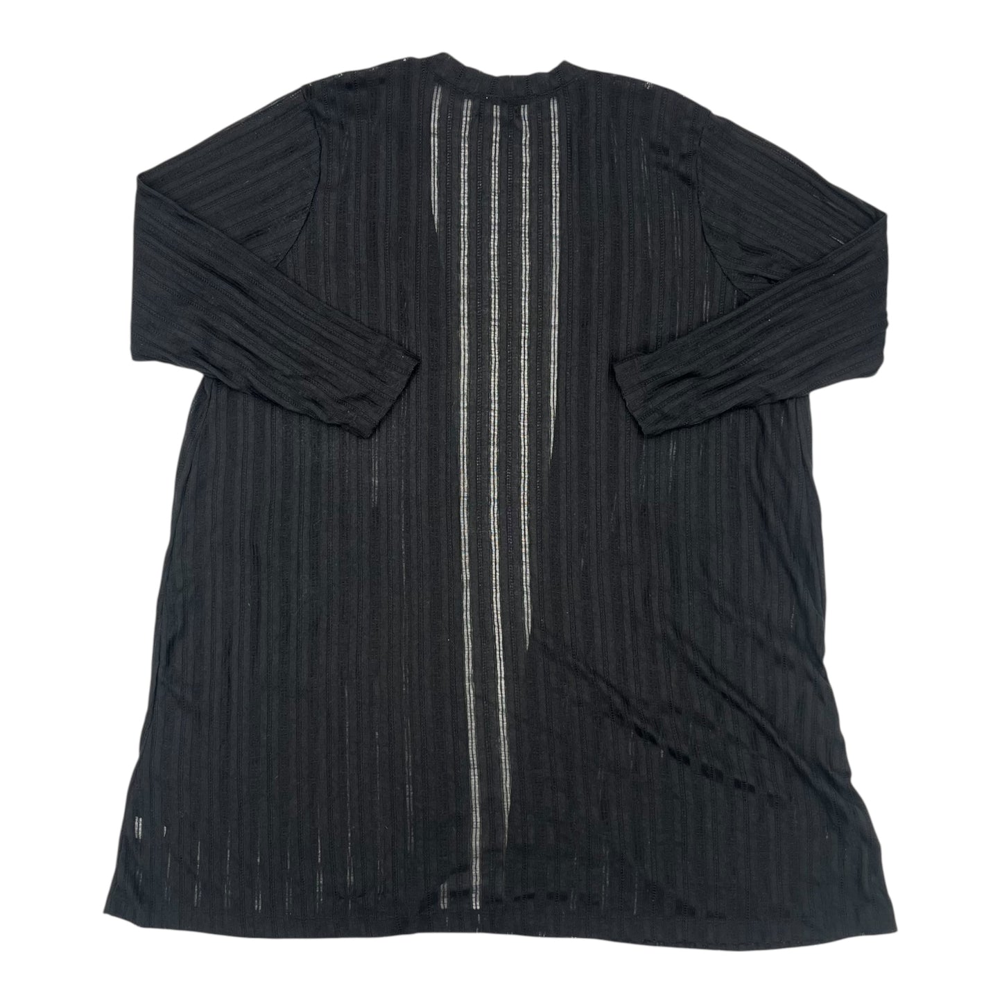 Cardigan By Maurices In Black, Size:3X