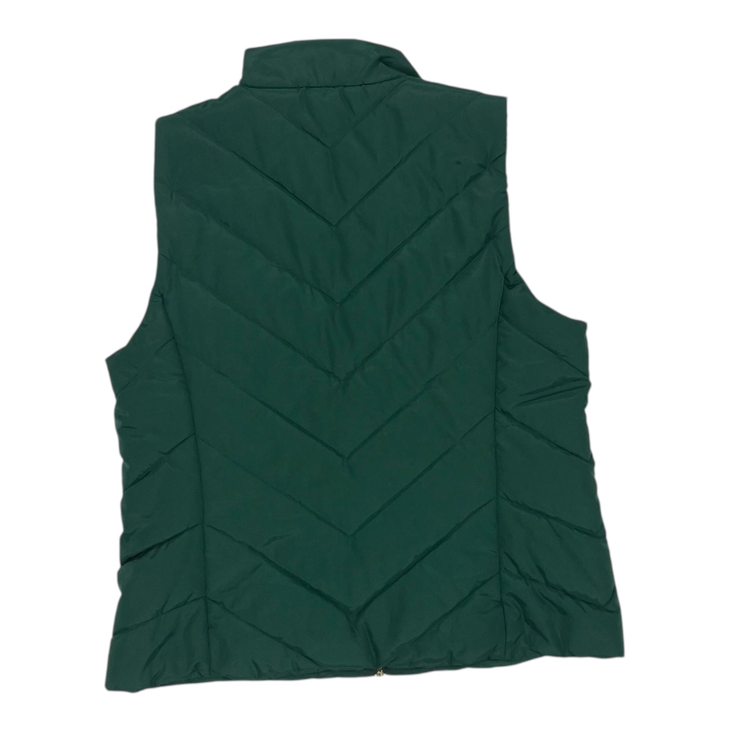 Vest Designer By Michael Kors In Green, Size:L