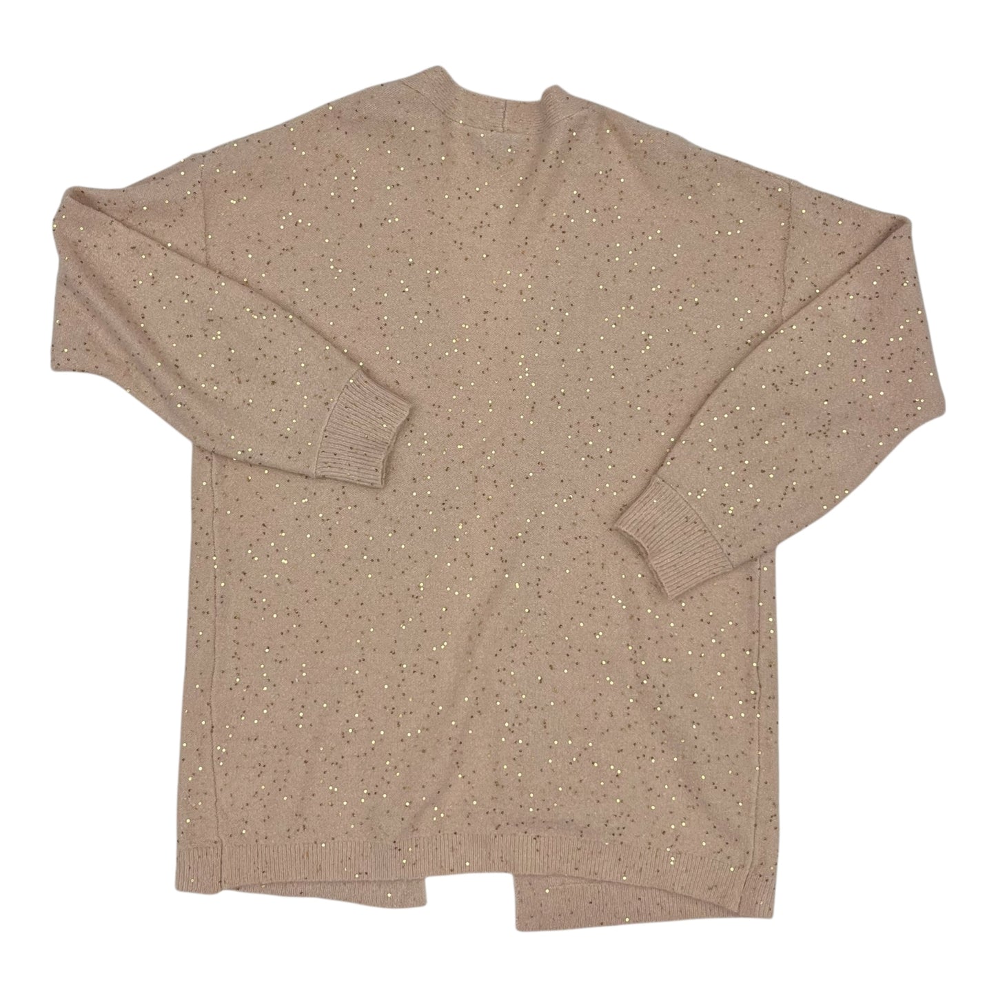 Sweater Cardigan By Express In Pink, Size:L