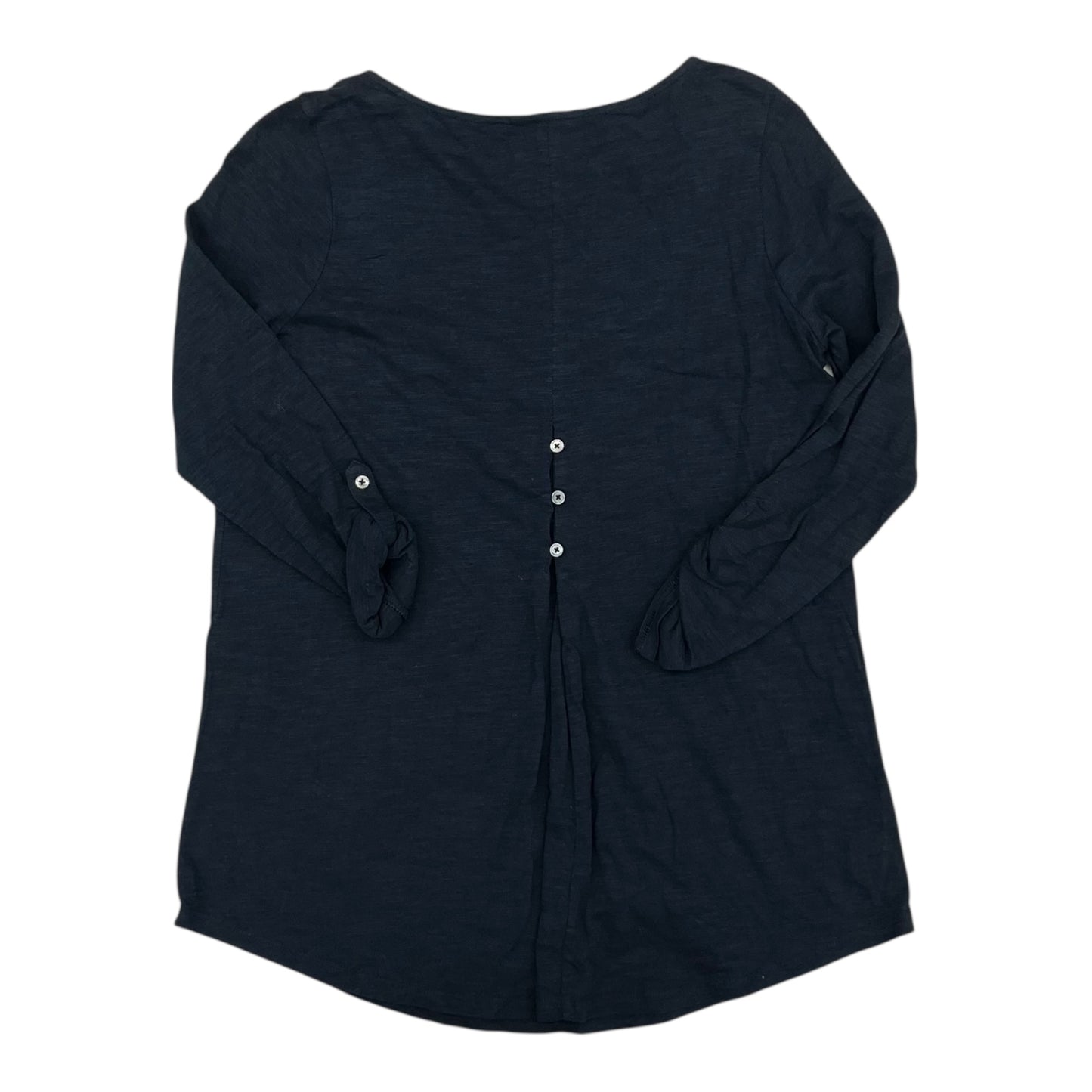 Top 3/4 Sleeve By J. Jill In Navy, Size:Xs