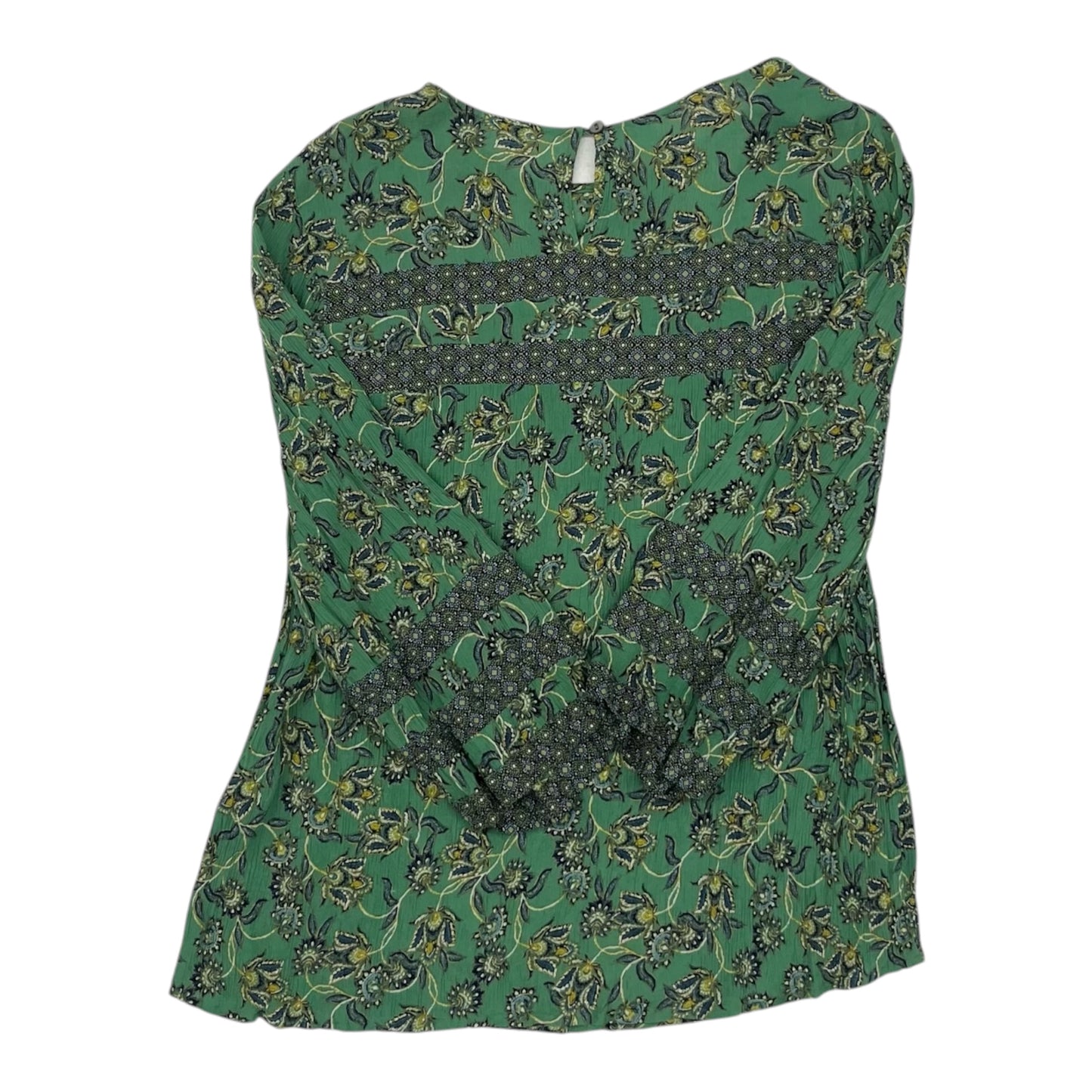Blouse 3/4 Sleeve By J. Jill In Green, Size:S