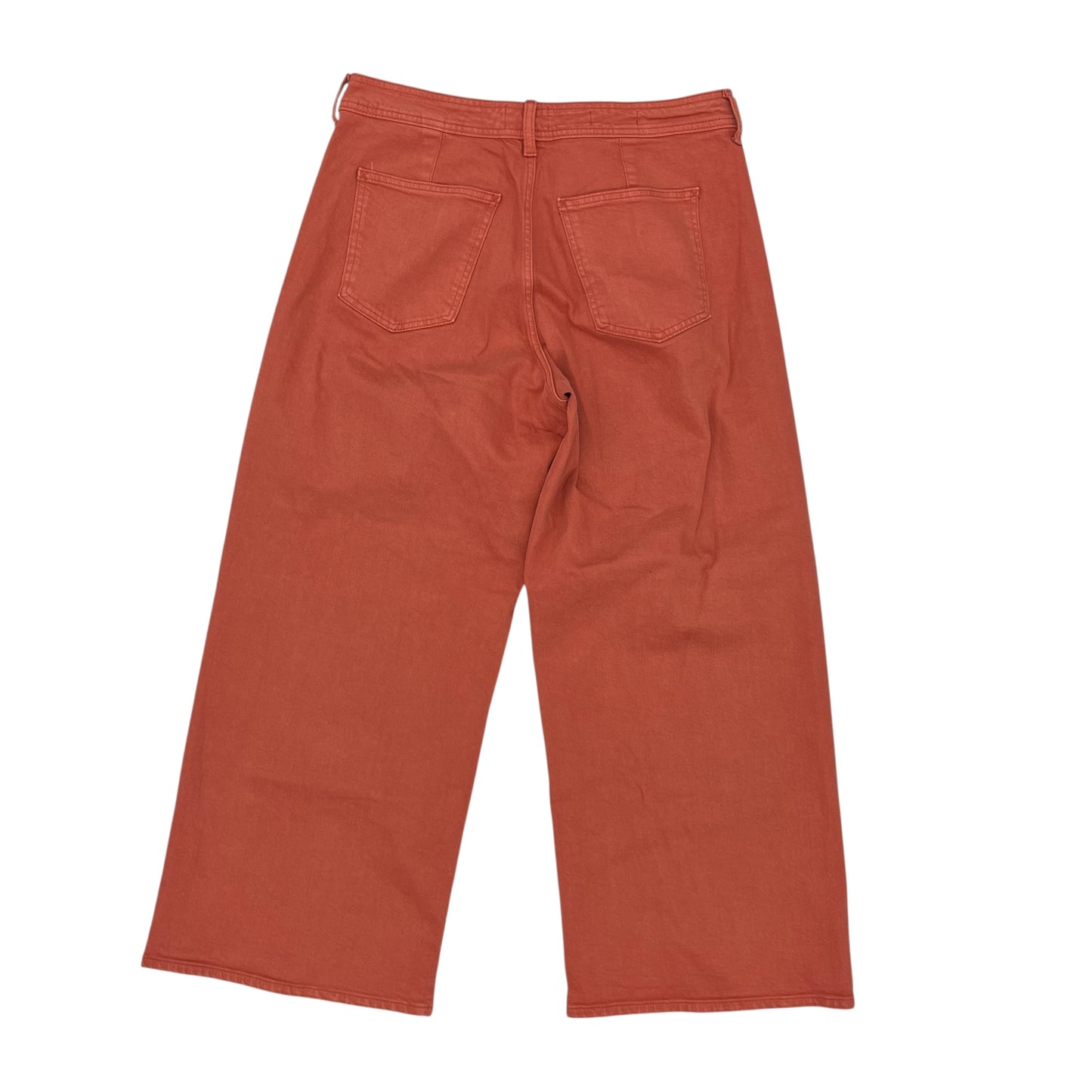 Jeans Wide Leg By Universal Thread In Orange Denim, Size:14
