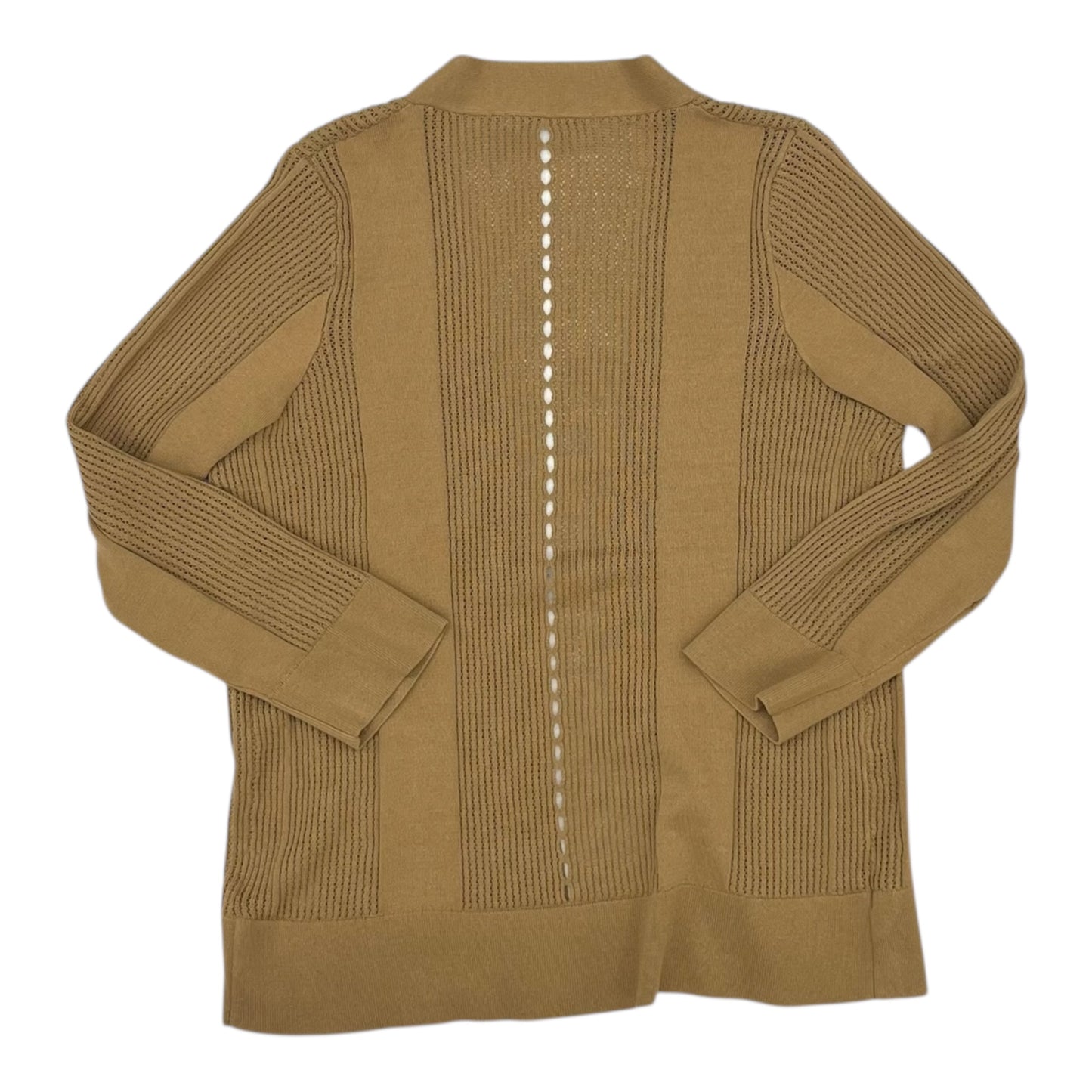 Cardigan By Cyrus Knits In Brown, Size:Xs