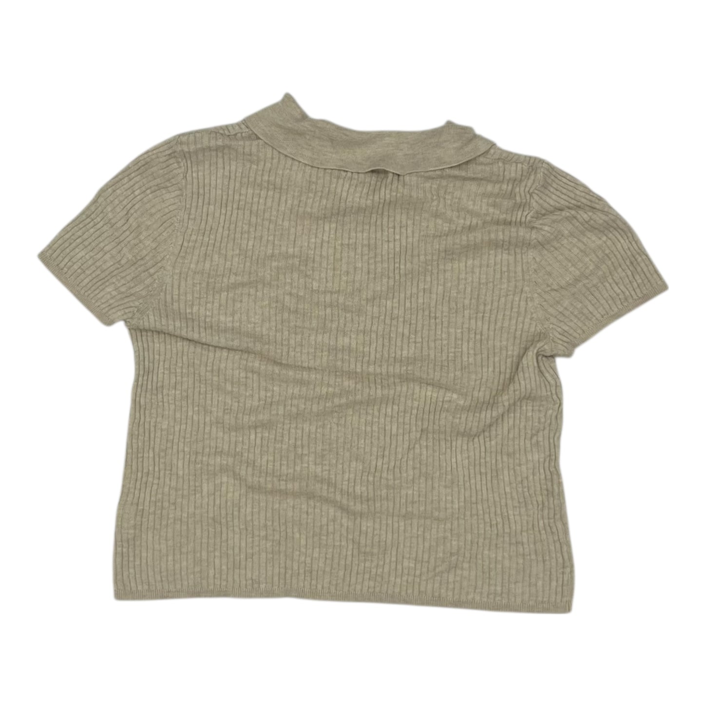 Sweater Ss By Clothes Mentor In Tan, Size:Xl