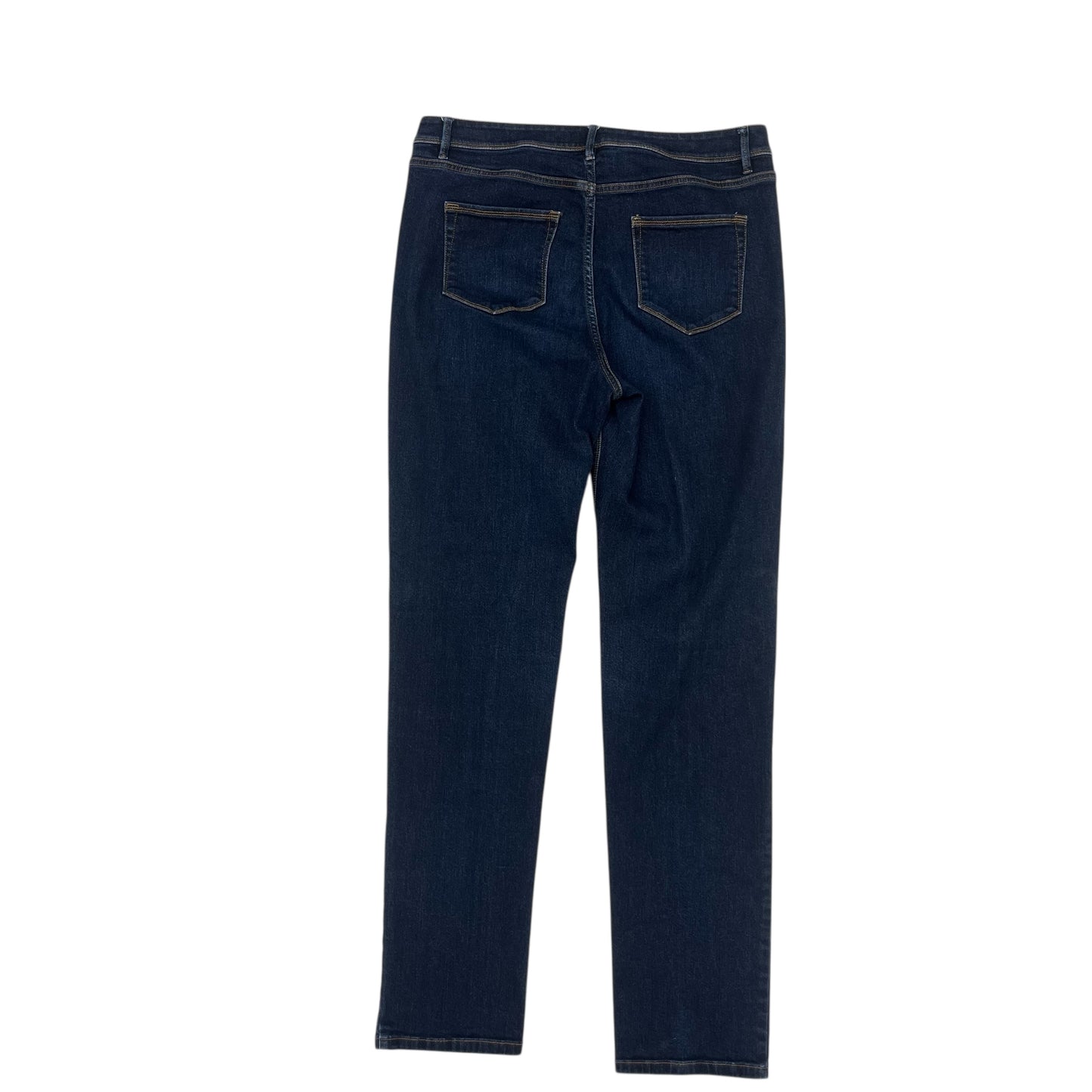 Jeans Straight By J. Jill In Blue Denim, Size:12