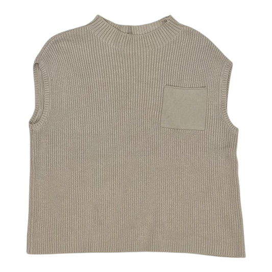 Vest Sweater By Cme In Tan, Size:S