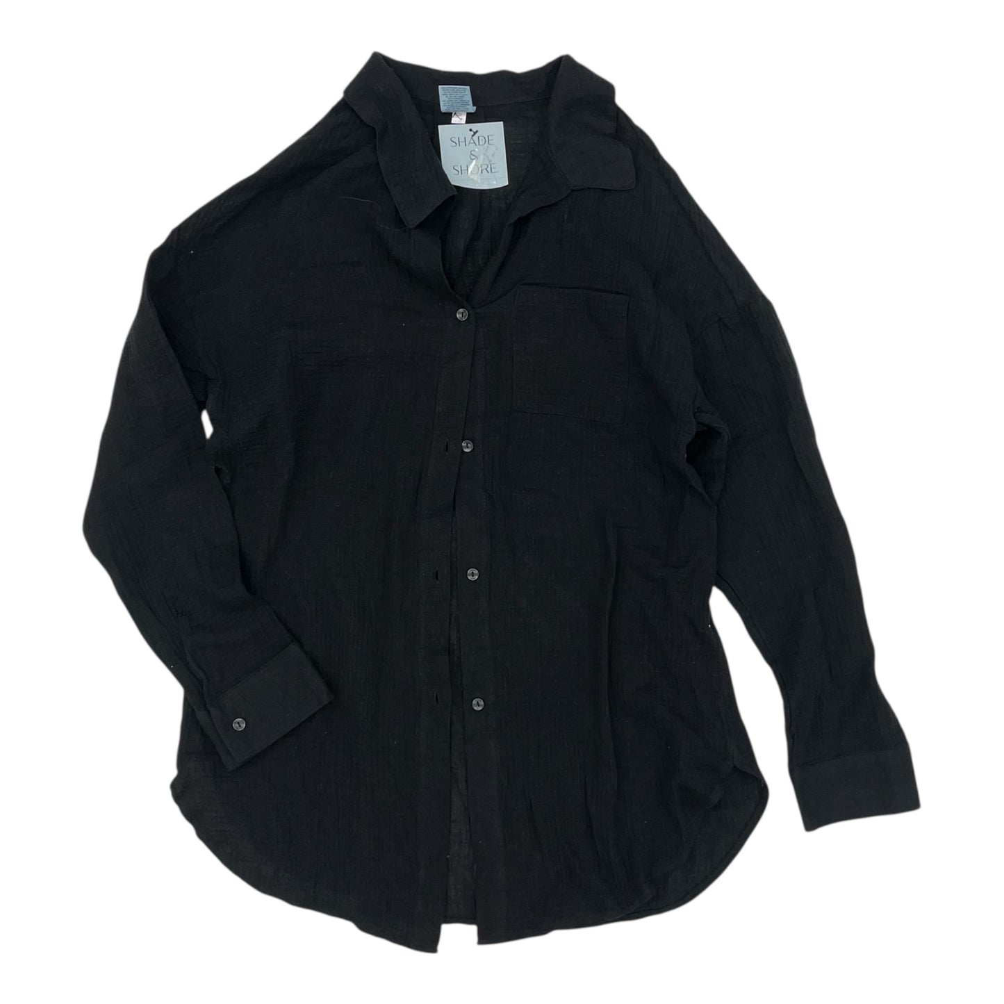 Swimwear Cover-Up By Shade & Shore In Black, Size:S