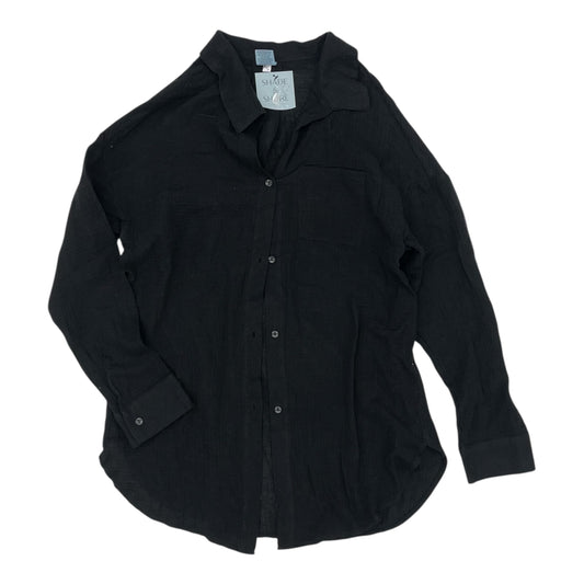 Swimwear Cover-Up By Shade & Shore In Black, Size:S