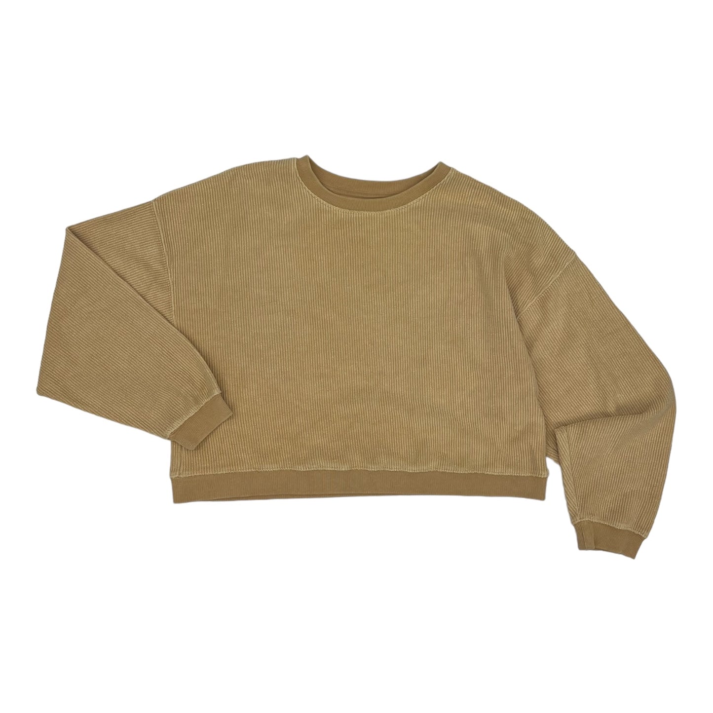 TAN TOP LS by THREAD AND SUPPLY Size:L