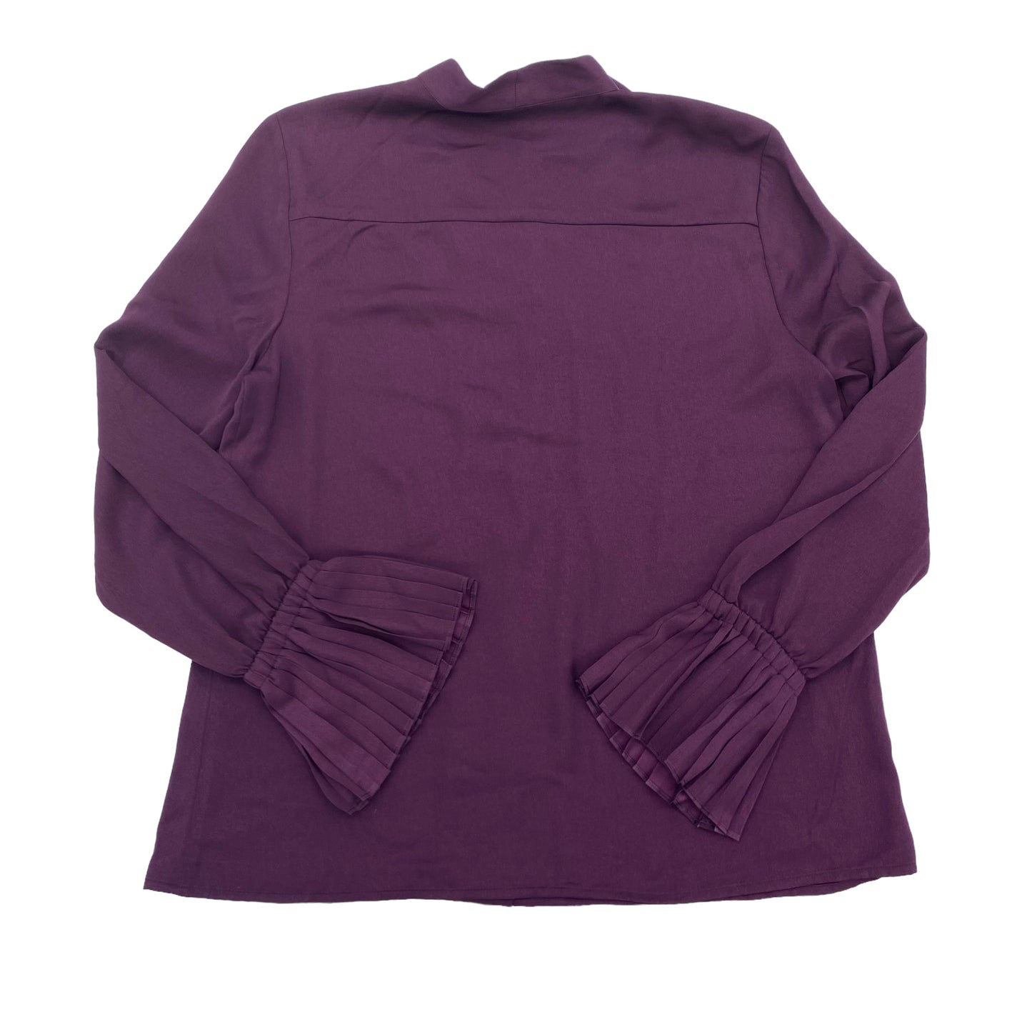 PURPLE BLOUSE LS by BANANA REPUBLIC Size:M