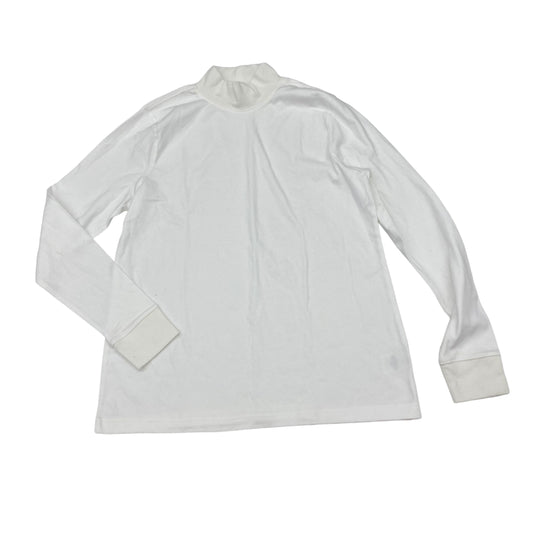 WHITE TOP LS by LANDS END Size:M