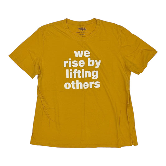 YELLOW TOP SS by CLOTHES MENTOR Size:XXL