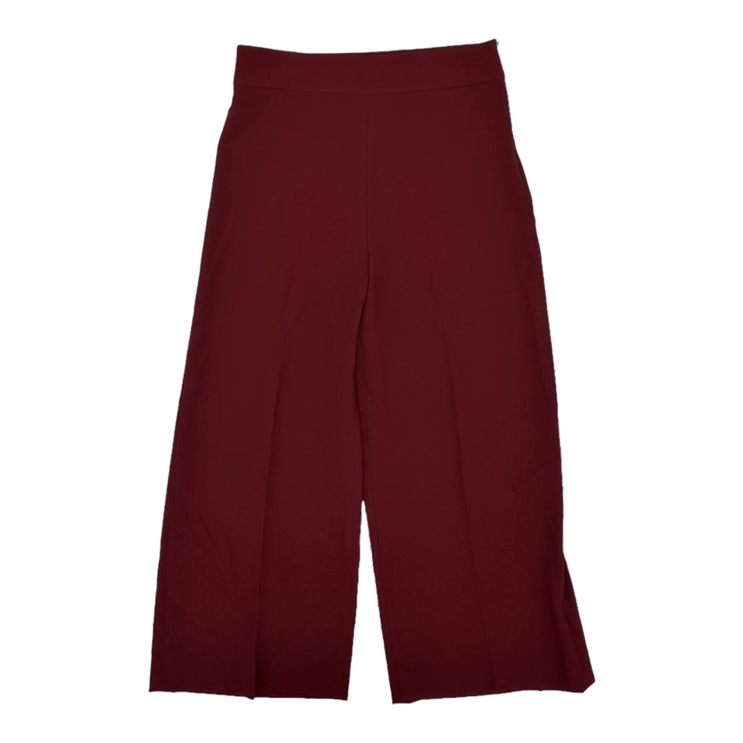 RED PANTS WIDE LEG by ZARA WOMEN Size:L