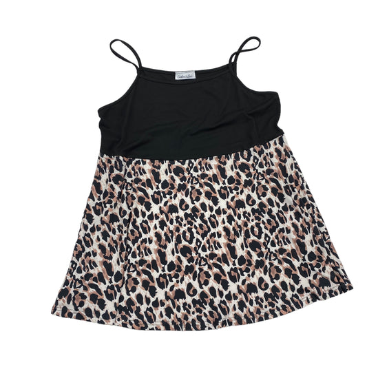 ANIMAL PRINT TOP SLEEVELESS by CLOTHES MENTOR Size:L