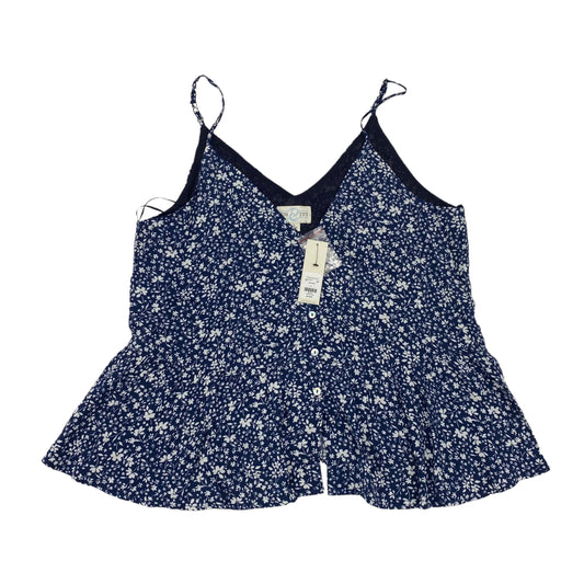 BLUE BLOUSE SLEEVELESS by CLOTHES MENTOR Size:L