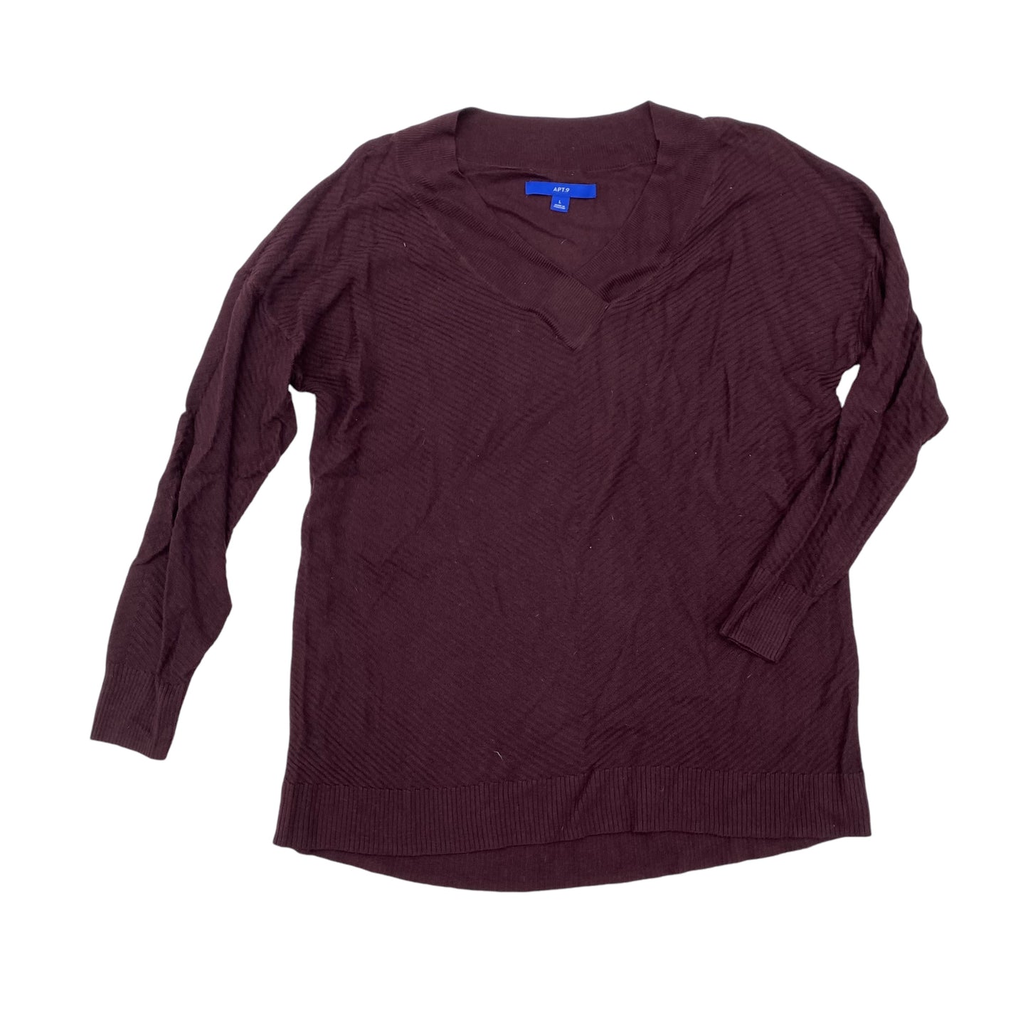 Top Ls By Apt 9 In Purple, Size:L