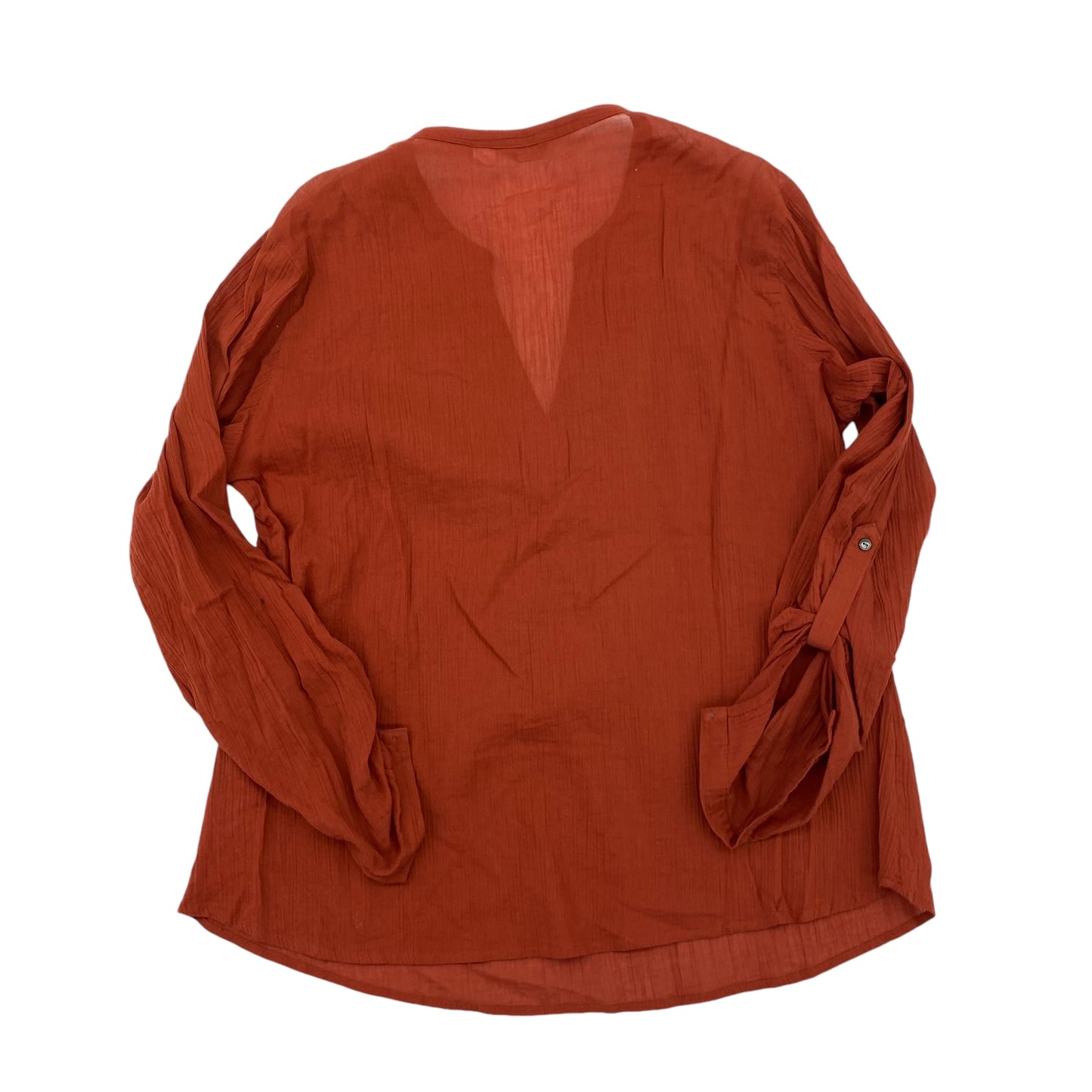 Top Ls By Eddie Bauer In Orange, Size:L