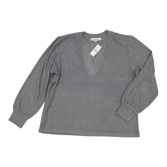 Top Ls By Loft In Grey, Size:L