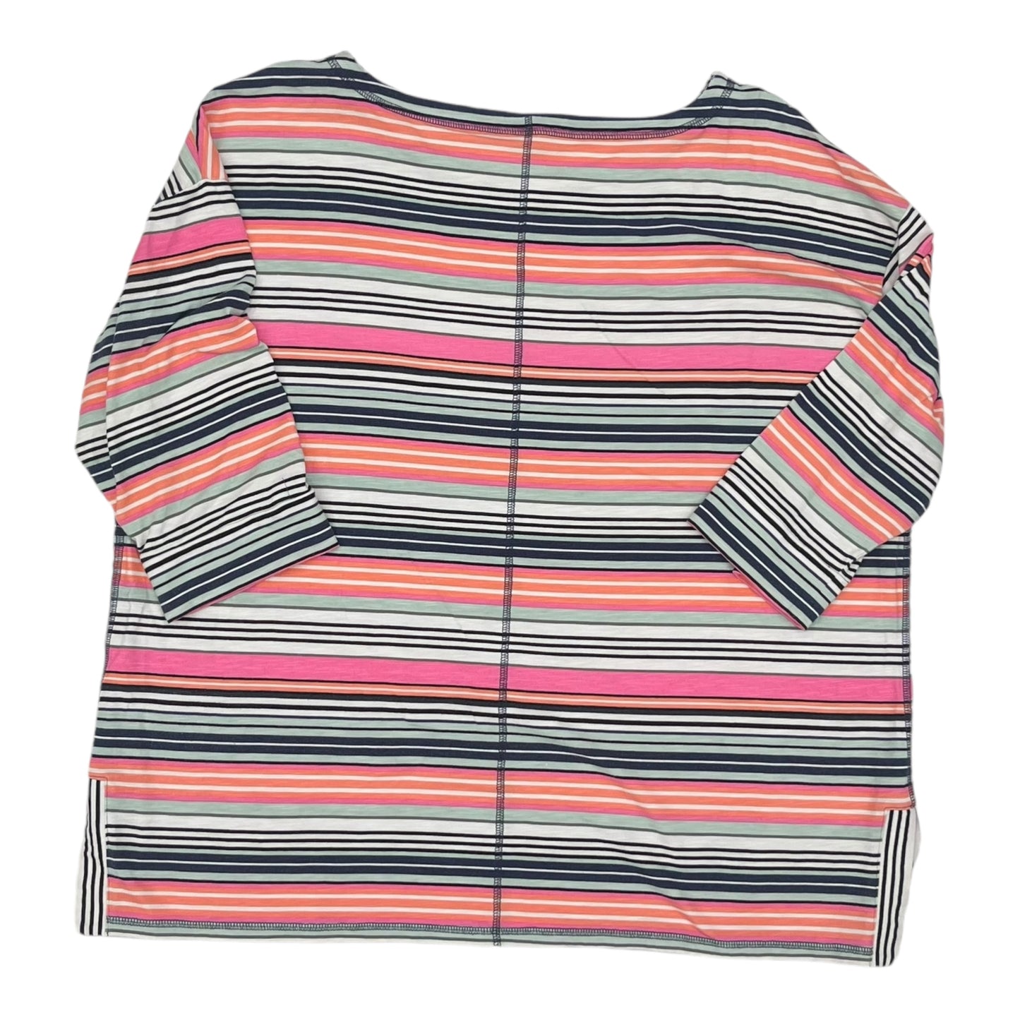 Top Ls By Talbots In Striped Pattern, Size:2X