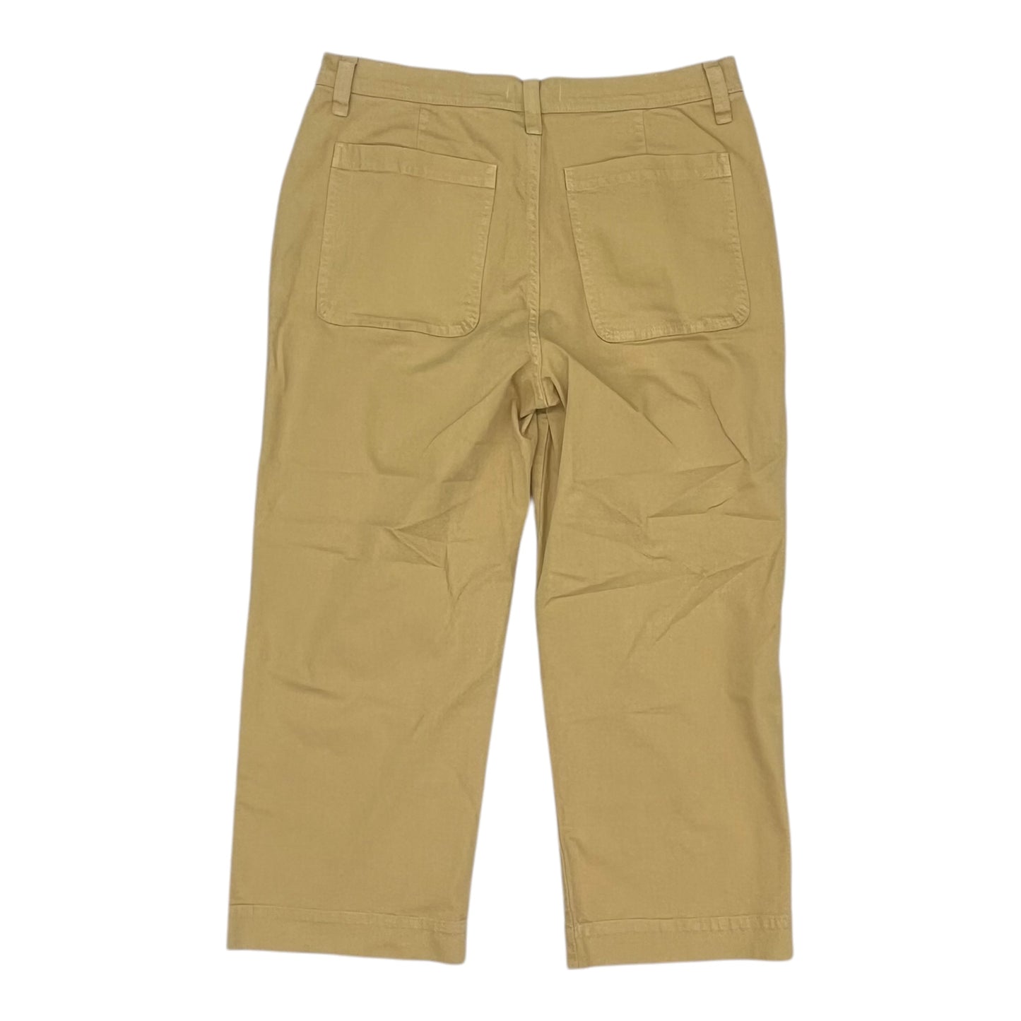 Pants Cropped By Madewell In Tan, Size:14