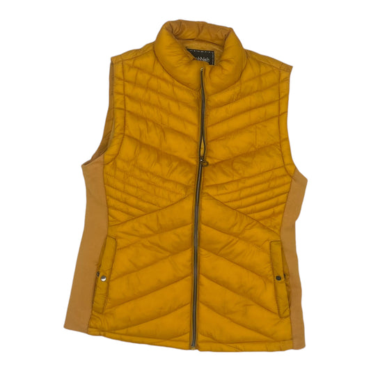 Vest Puffer & Quilted By Clothes Mentor In Gold, Size:M