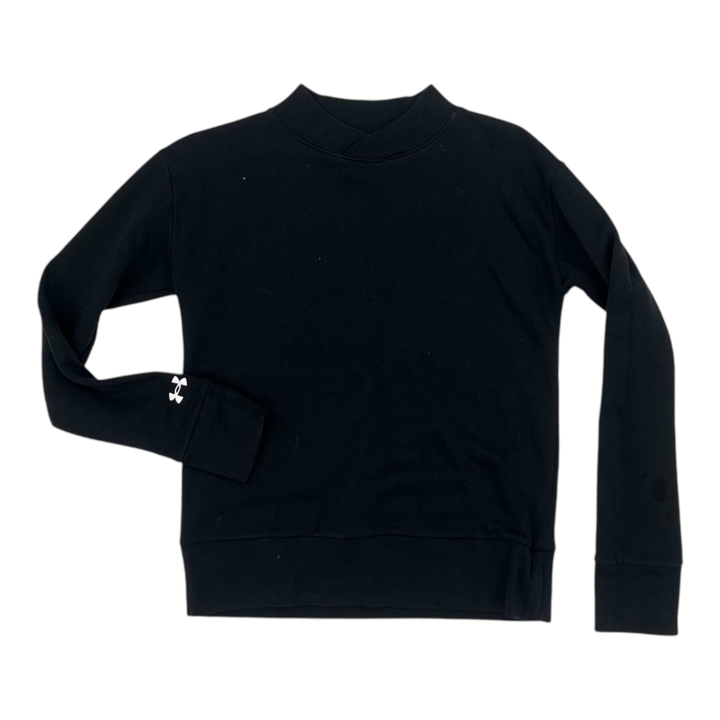 Athletic Sweatshirt Crewneck By Under Armour In Black, Size:S