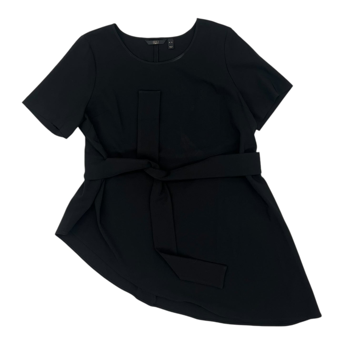 Blouse Ss By Gilli In Black, Size:Xl