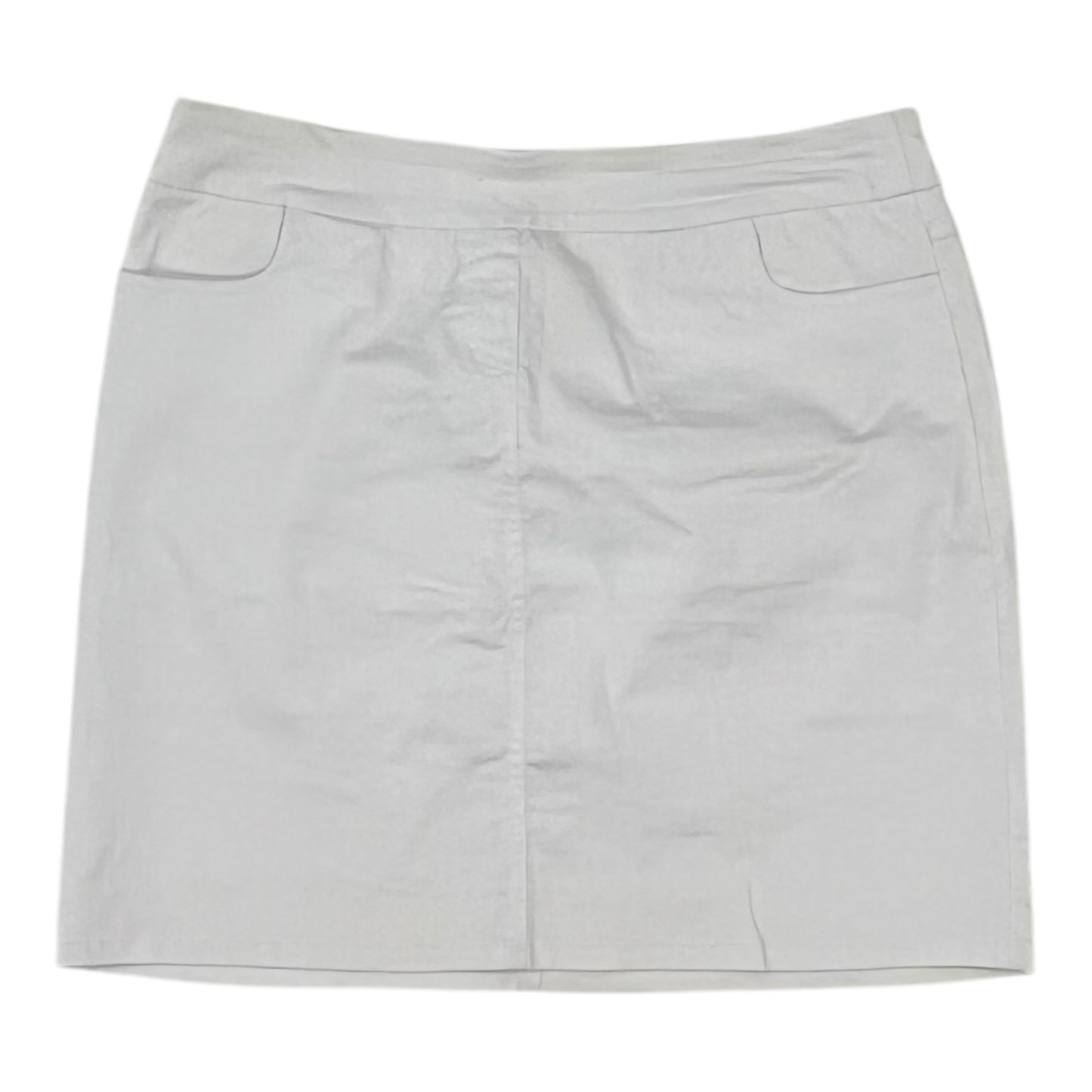 Skort By Clothes Mentor In White, Size:14