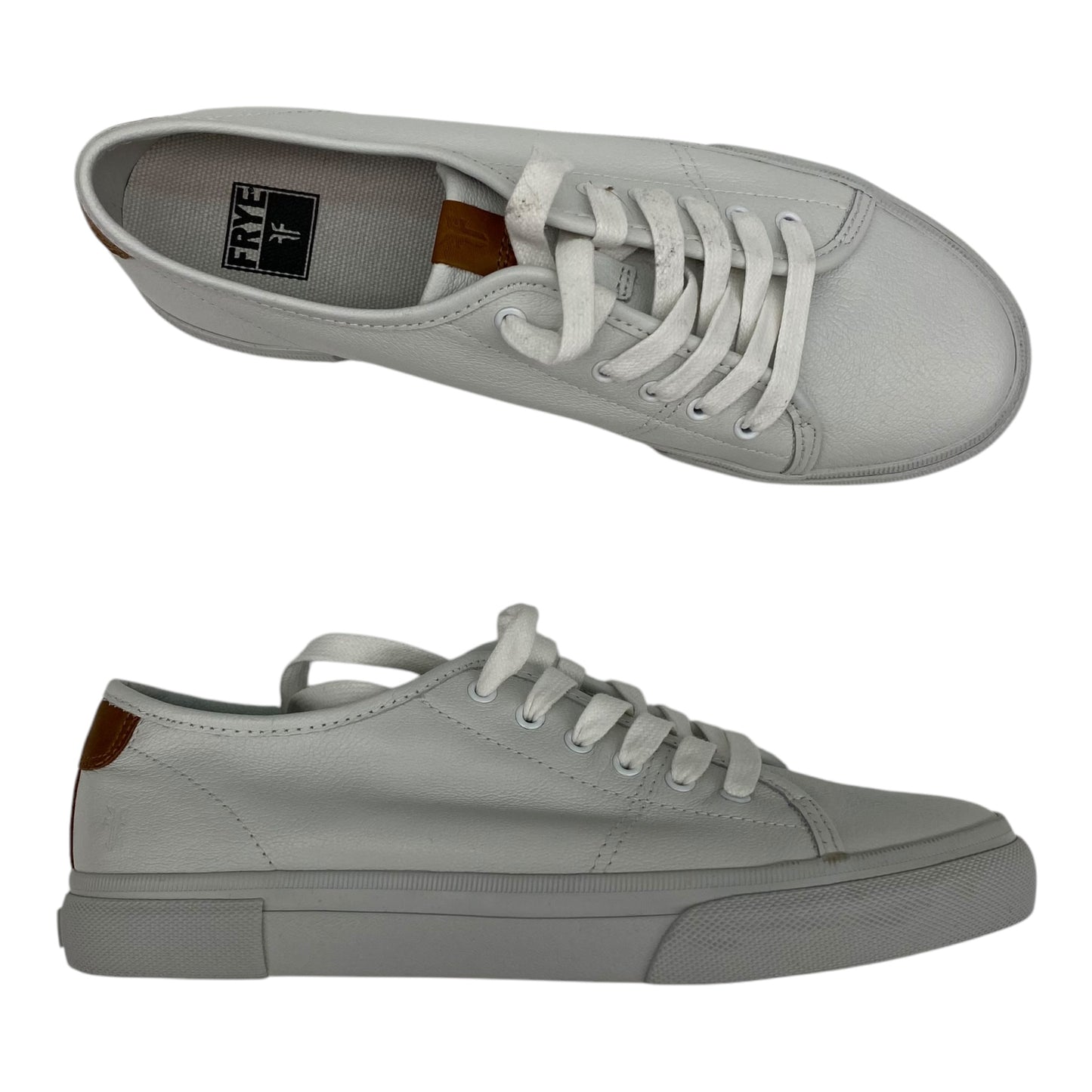 Shoes Designer By Frye In White, Size:7