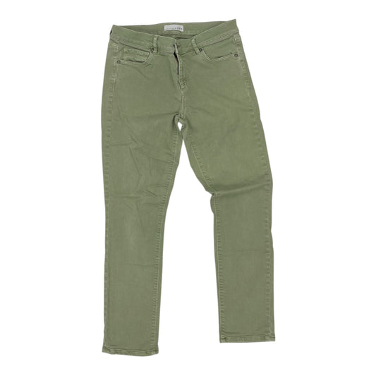 Jeans Skinny By Loft In Green, Size:4