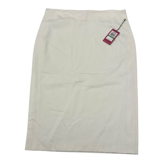 Skirt Midi By Vince Camuto In Cream, Size:L
