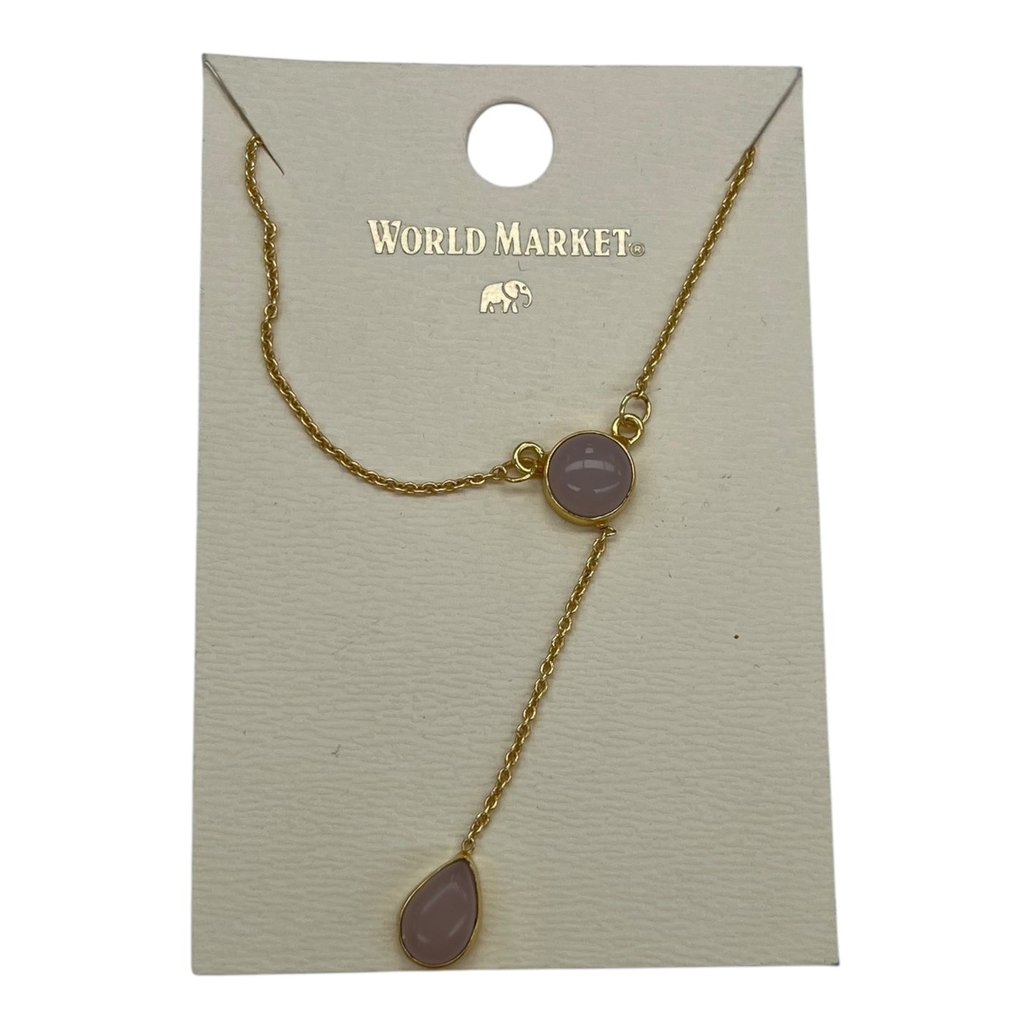 Necklace Lariat & Y-Drop By Clothes Mentor In Purple