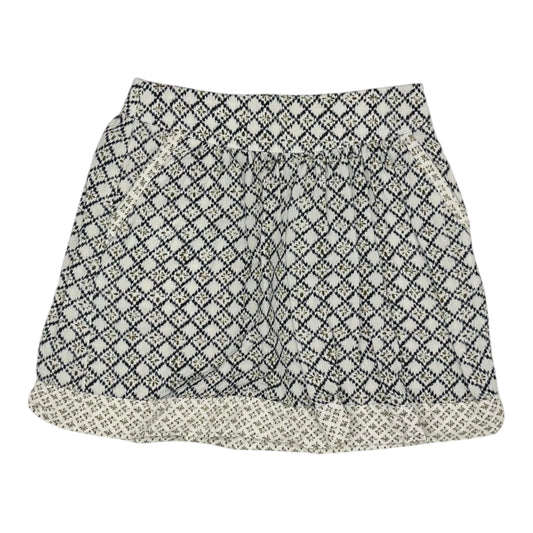 Skirt Mini & Short By Loft In Blue & White, Size:6