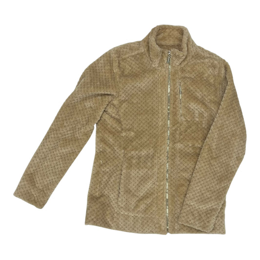 Jacket Fleece By Calvin Klein In Tan, Size:S
