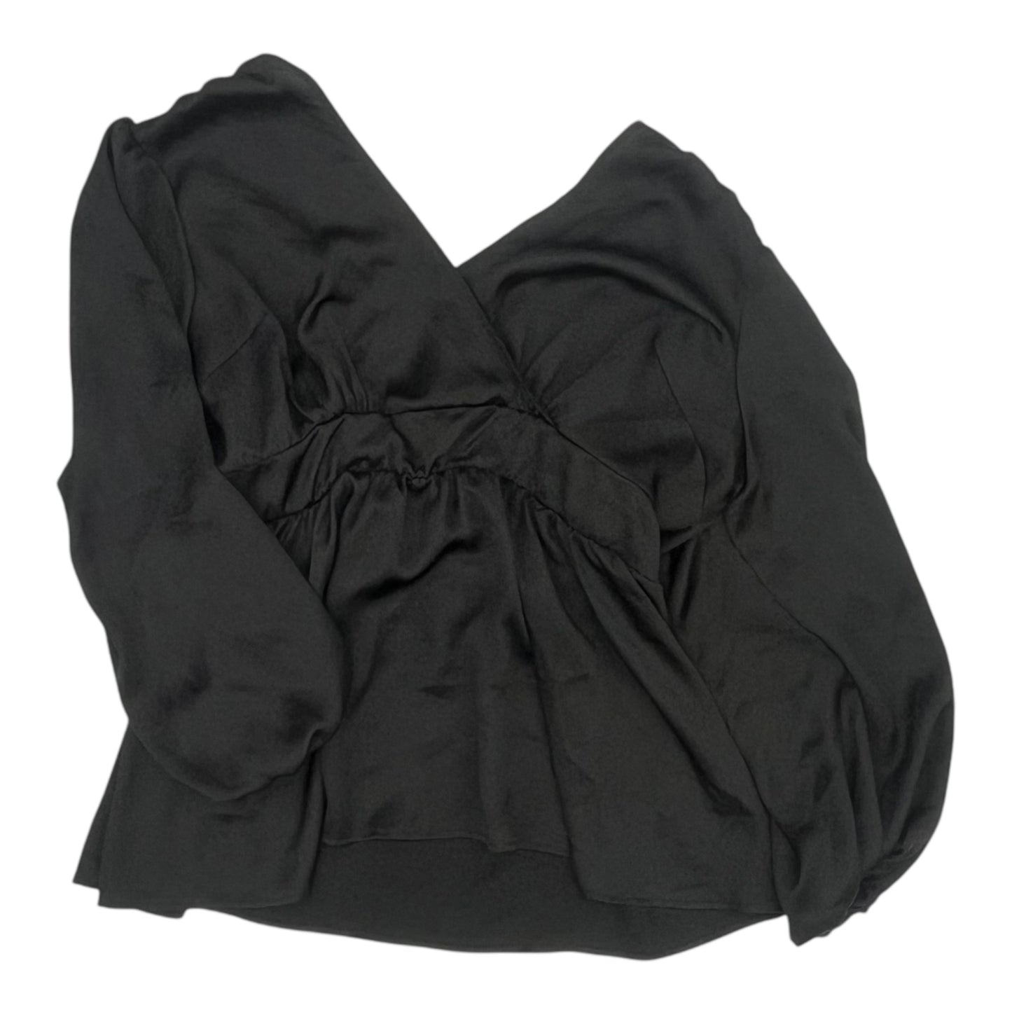 Blouse Ls By Torrid In Black, Size:1X