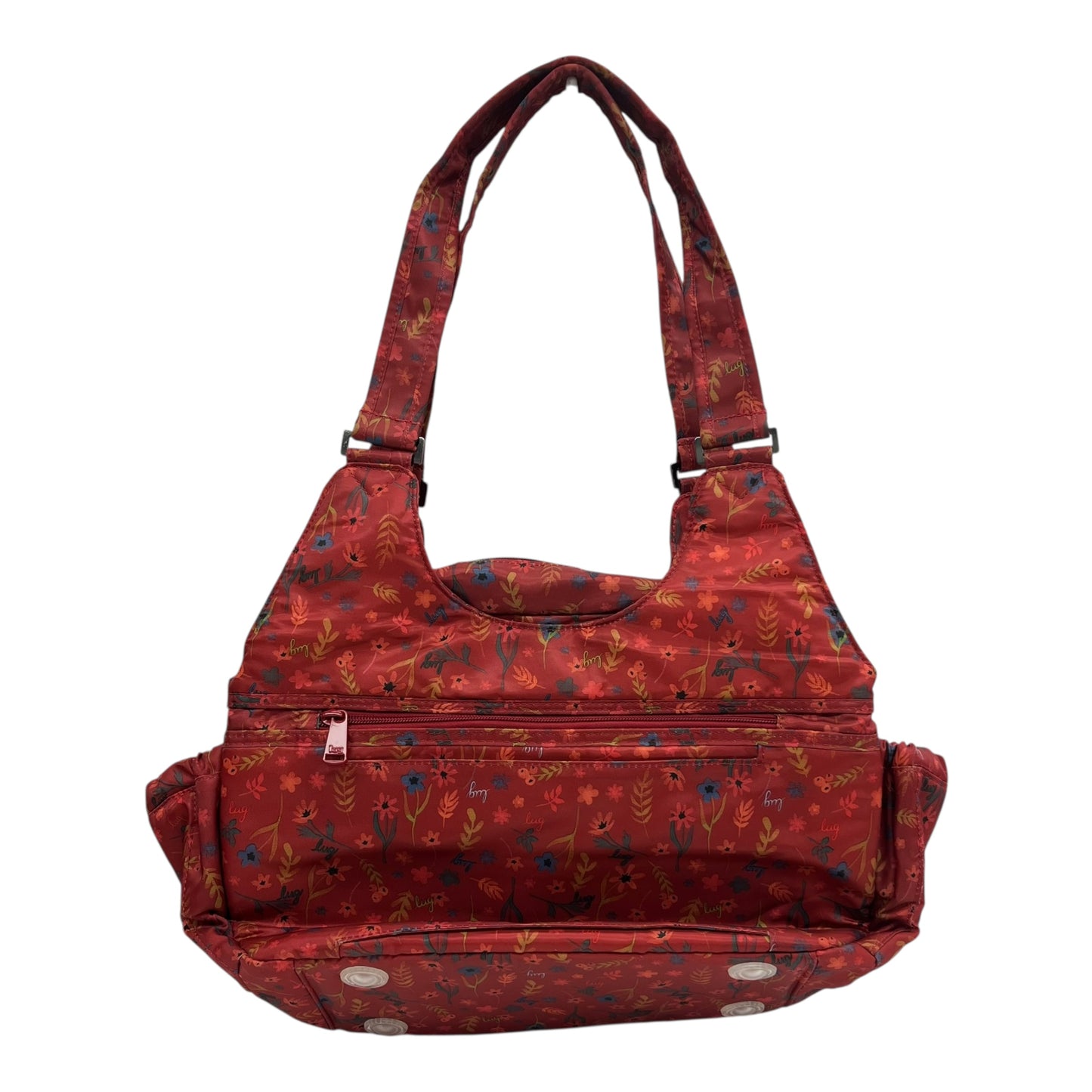 Handbag By Lugg In Orange, Size:Medium