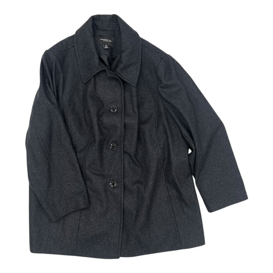 Coat Wool By London Fog In Grey, Size:3X