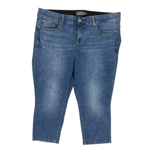 Jeans Cropped By Torrid In Blue Denim, Size:22
