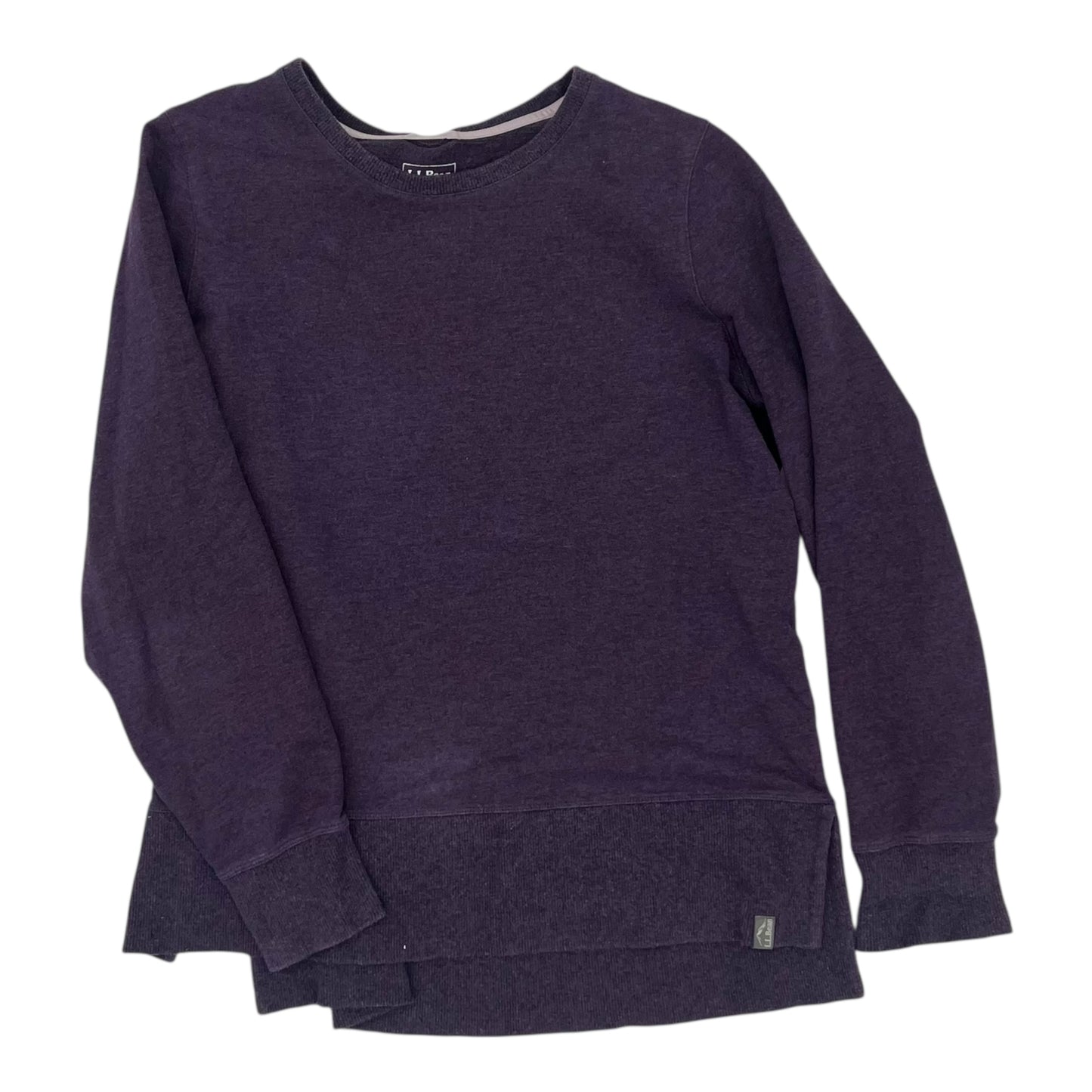 Sweatshirt Crewneck By L.L. Bean In Purple, Size:L